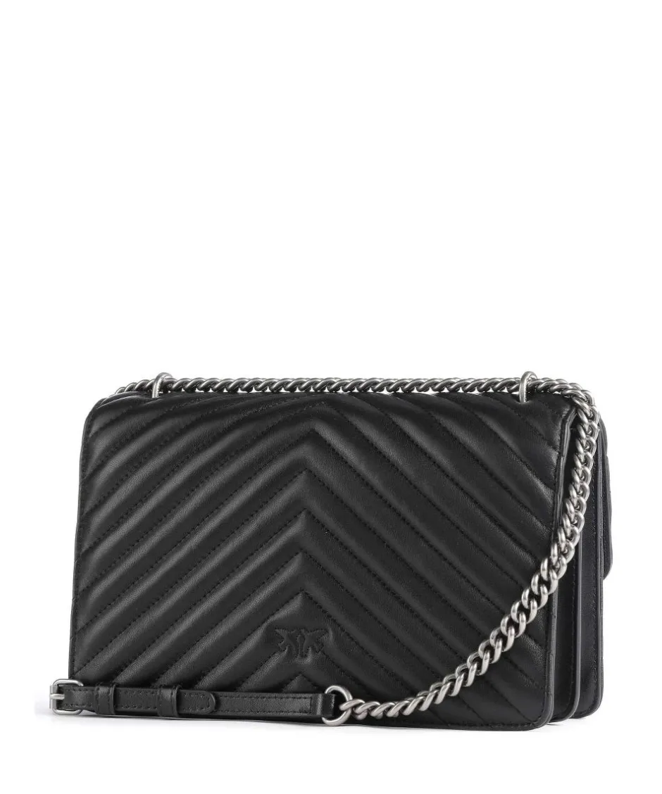 Pinko Clutch & Evening Bags|Shoulder Bags-Love One Classic Shoulder bag sheepskin leather