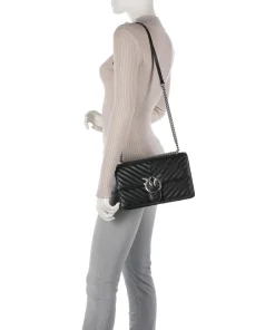 Pinko Clutch & Evening Bags|Shoulder Bags-Love One Classic Shoulder bag sheepskin leather