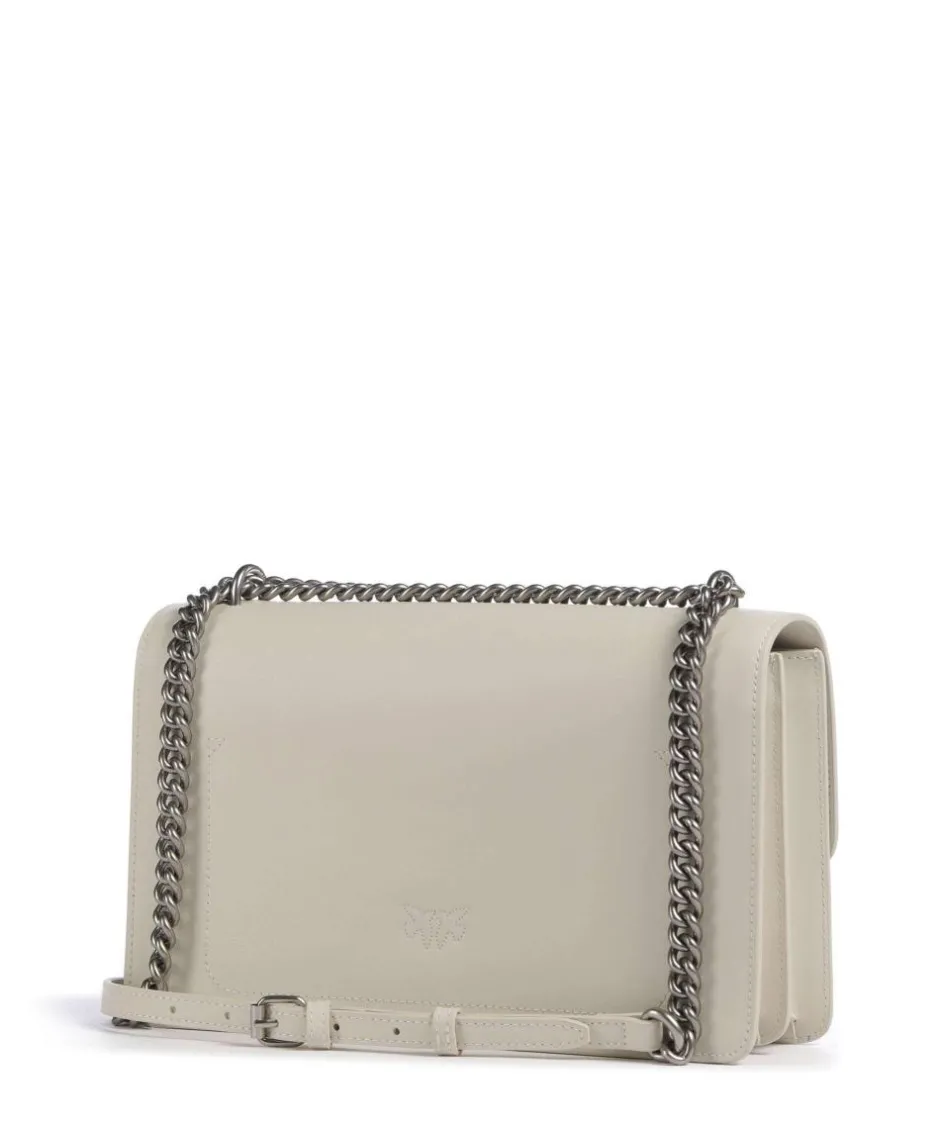 Pinko Clutch & Evening Bags|Shoulder Bags-Love One Classic Shoulder bag fine grain cow leather