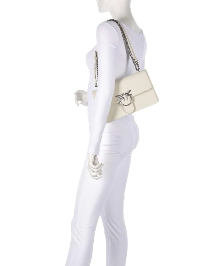 Pinko Clutch & Evening Bags|Shoulder Bags-Love One Classic Shoulder bag fine grain cow leather