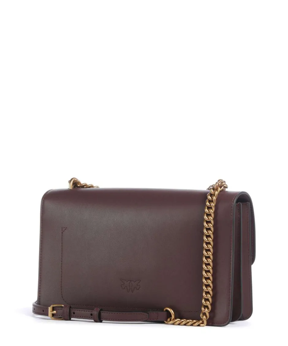 Pinko Shoulder Bags|Crossbody Bags-Love One Classic Shoulder bag fine grain cow leather