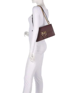 Pinko Shoulder Bags|Crossbody Bags-Love One Classic Shoulder bag fine grain cow leather