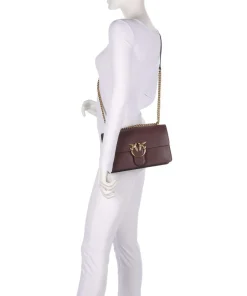 Pinko Shoulder Bags|Crossbody Bags-Love One Classic Shoulder bag fine grain cow leather