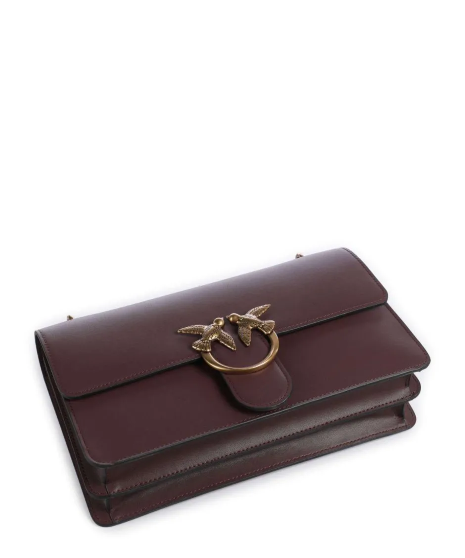 Pinko Shoulder Bags|Crossbody Bags-Love One Classic Shoulder bag fine grain cow leather