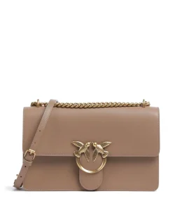 Pinko Shoulder Bags|Crossbody Bags-Love One Classic Shoulder bag fine grain cow leather