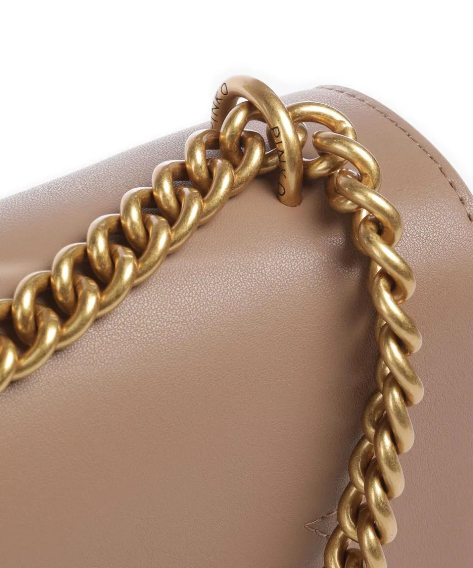 Pinko Shoulder Bags|Crossbody Bags-Love One Classic Shoulder bag fine grain cow leather