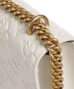 Pinko Shoulder Bags|Crossbody Bags-Love One Classic Shoulder bag embossed leather