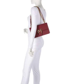 Pinko Shoulder Bags|Crossbody Bags-Love One Classic Shoulder bag fine grain cow leather