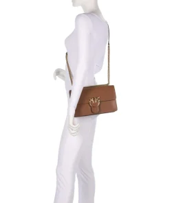 Pinko Shoulder Bags|Crossbody Bags-Love One Classic Shoulder bag fine grain cow leather