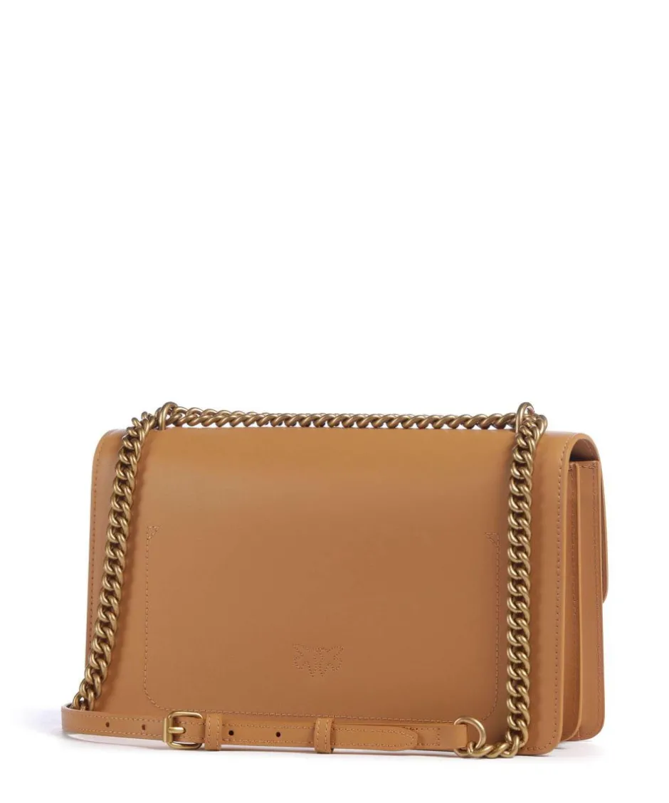 Pinko Shoulder Bags|Crossbody Bags-Love One Classic Shoulder bag fine grain cow leather