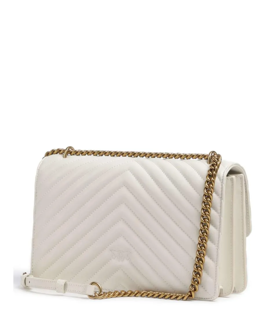 Pinko Clutch & Evening Bags|Shoulder Bags-Love One Classic Shoulder bag sheepskin leather