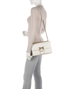 Pinko Clutch & Evening Bags|Shoulder Bags-Love One Classic Shoulder bag sheepskin leather