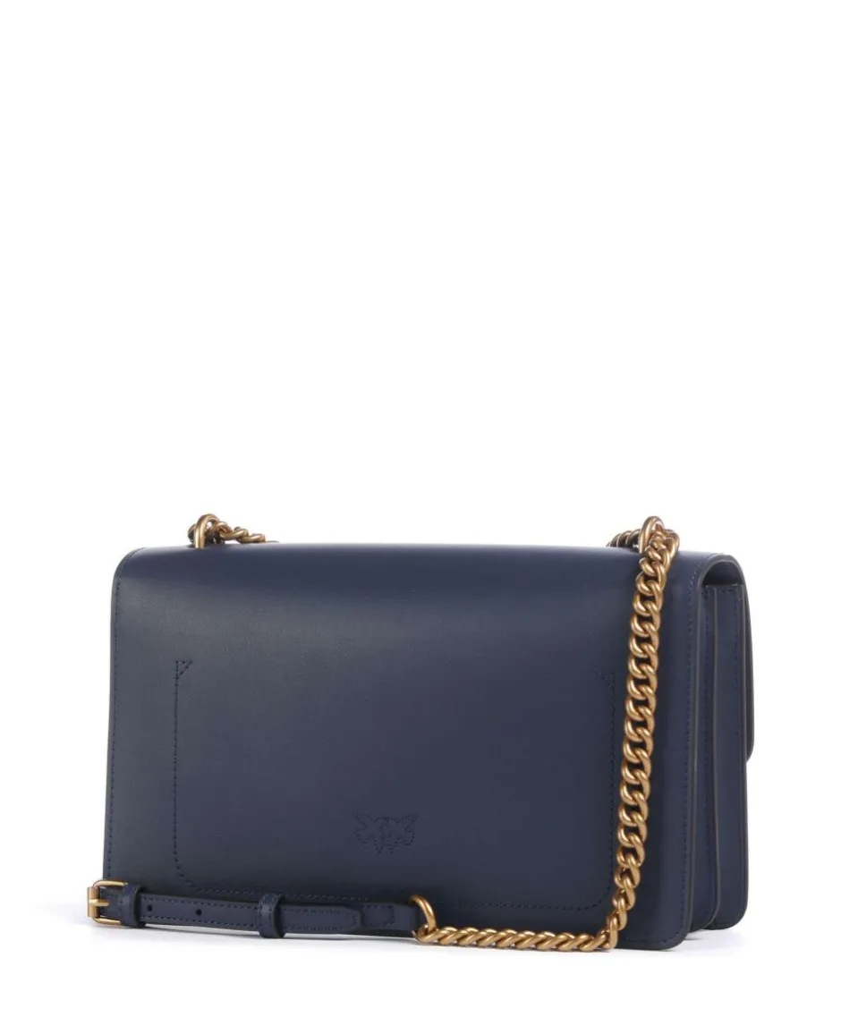 Pinko Clutch & Evening Bags|Shoulder Bags-Love One Classic Shoulder bag fine grain cow leather