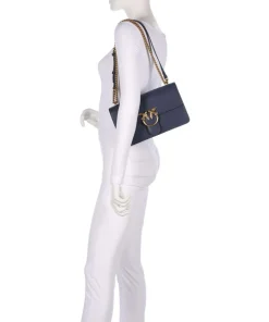 Pinko Clutch & Evening Bags|Shoulder Bags-Love One Classic Shoulder bag fine grain cow leather