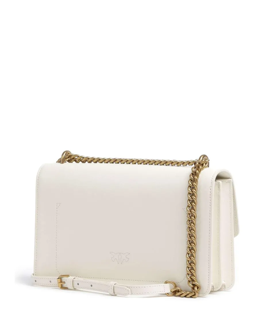 Pinko Shoulder Bags|Crossbody Bags-Love One Classic Shoulder bag fine grain cow leather