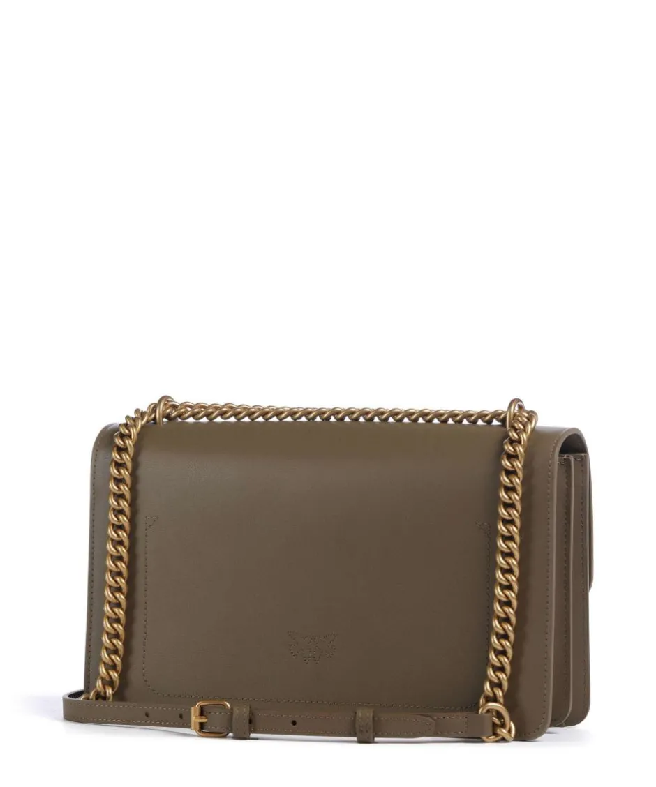 Pinko Shoulder Bags|Crossbody Bags-Love One Classic Shoulder bag fine grain cow leather