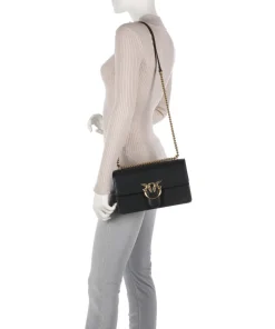 Pinko Shoulder Bags|Crossbody Bags-Love One Classic Shoulder bag fine grain cow leather