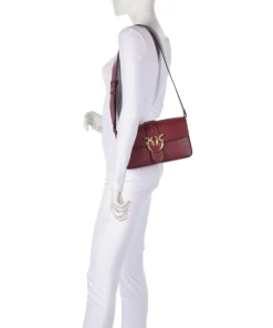 Pinko Shoulder Bags|Crossbody Bags-Love One Classic Slouchy Shoulder bag fine grain cow leather