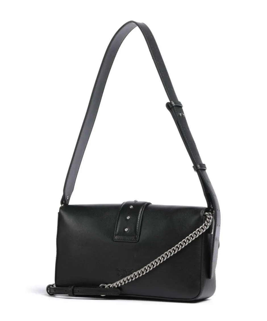Pinko Shoulder Bags|Crossbody Bags-Love One Classic Slouchy Shoulder bag fine grain cow leather