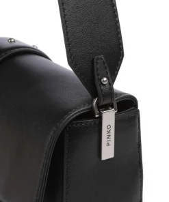 Pinko Shoulder Bags|Crossbody Bags-Love One Classic Slouchy Shoulder bag fine grain cow leather