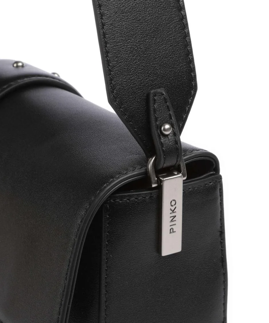 Pinko Shoulder Bags|Crossbody Bags-Love One Classic Slouchy Shoulder bag fine grain cow leather
