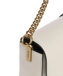 Pinko Shoulder Bags|Crossbody Bags-Love One Classic Slouchy Shoulder bag fine grain cow leather