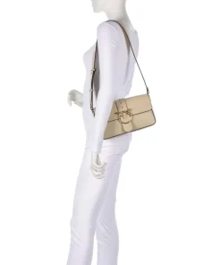 Pinko Shoulder Bags|Crossbody Bags-Love One Classic Slouchy Shoulder bag fine grain cow leather