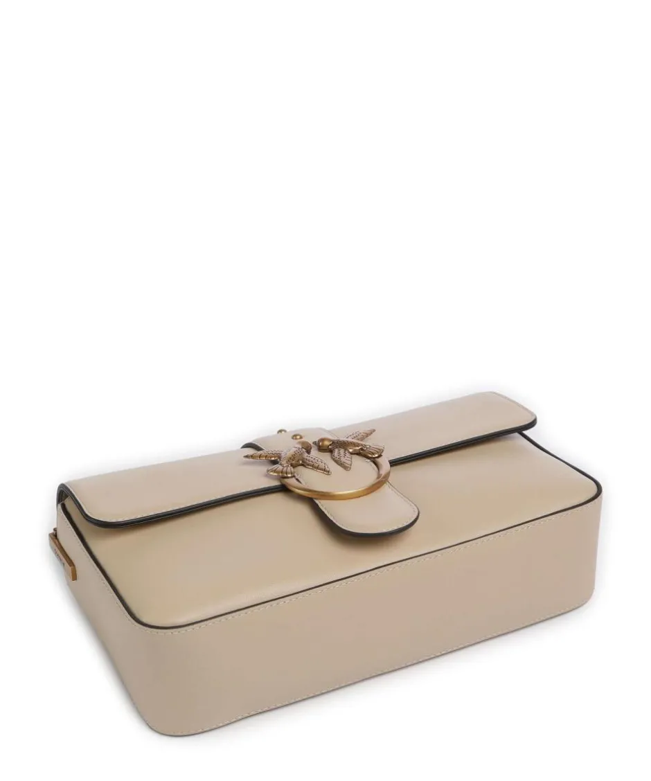 Pinko Shoulder Bags|Crossbody Bags-Love One Classic Slouchy Shoulder bag fine grain cow leather