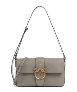 Pinko Shoulder Bags|Crossbody Bags-Love One Classic Slouchy Shoulder bag fine grain cow leather