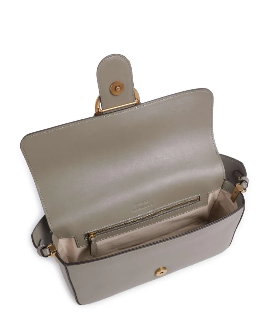 Pinko Shoulder Bags|Crossbody Bags-Love One Classic Slouchy Shoulder bag fine grain cow leather