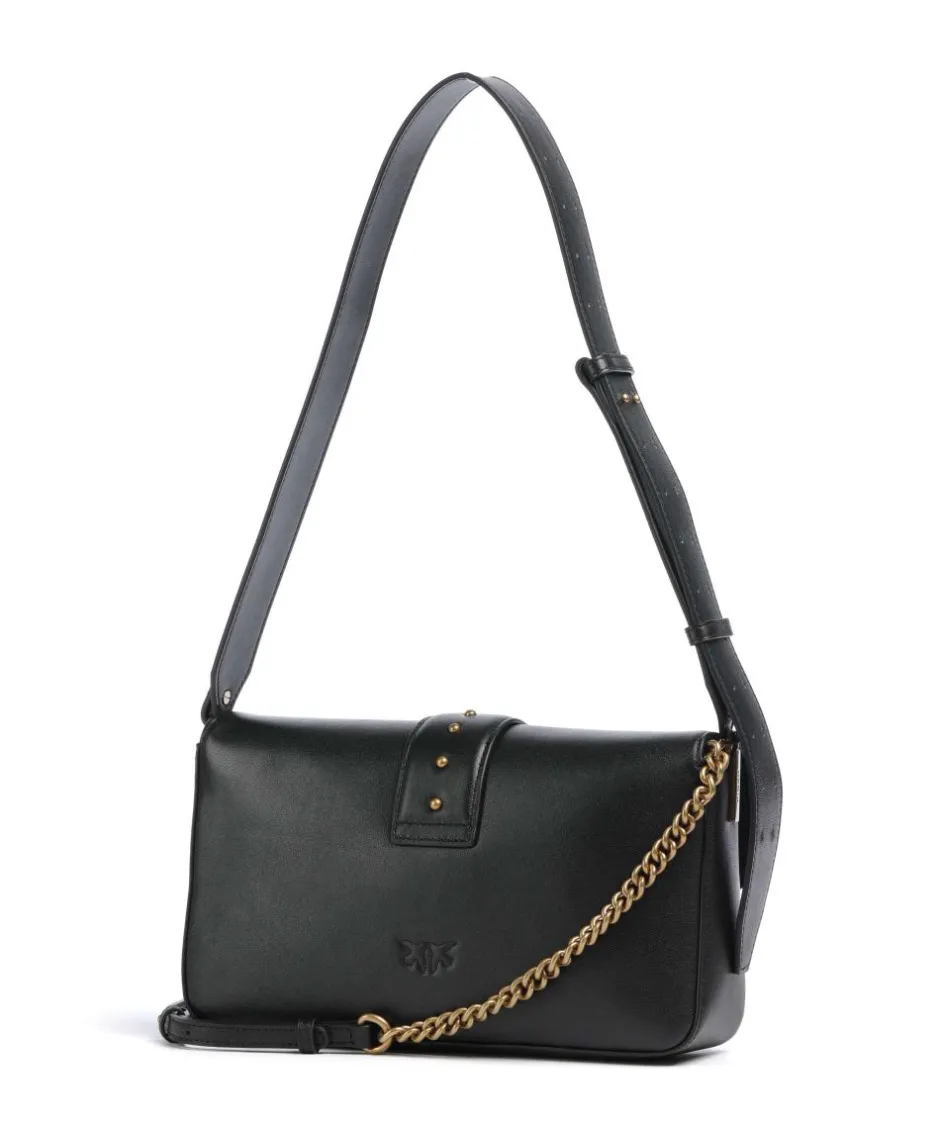 Pinko Shoulder Bags|Crossbody Bags-Love One Classic Slouchy Shoulder bag fine grain cow leather