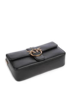 Pinko Shoulder Bags|Crossbody Bags-Love One Classic Slouchy Shoulder bag fine grain cow leather