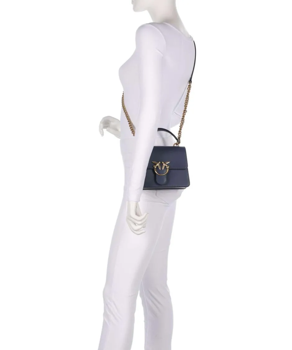 Pinko Handbags|Crossbody Bags-Love One Mini Crossbody bag fine grain cow leather