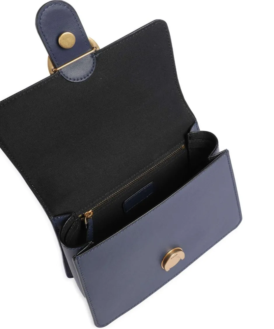 Pinko Handbags|Crossbody Bags-Love One Mini Crossbody bag fine grain cow leather