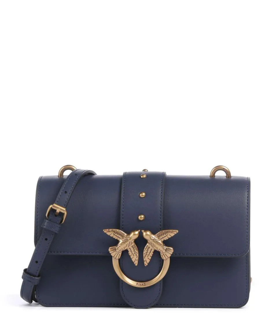 Pinko Clutch & Evening Bags|Crossbody Bags-Love One Mini Crossbody bag softly grained calfskin