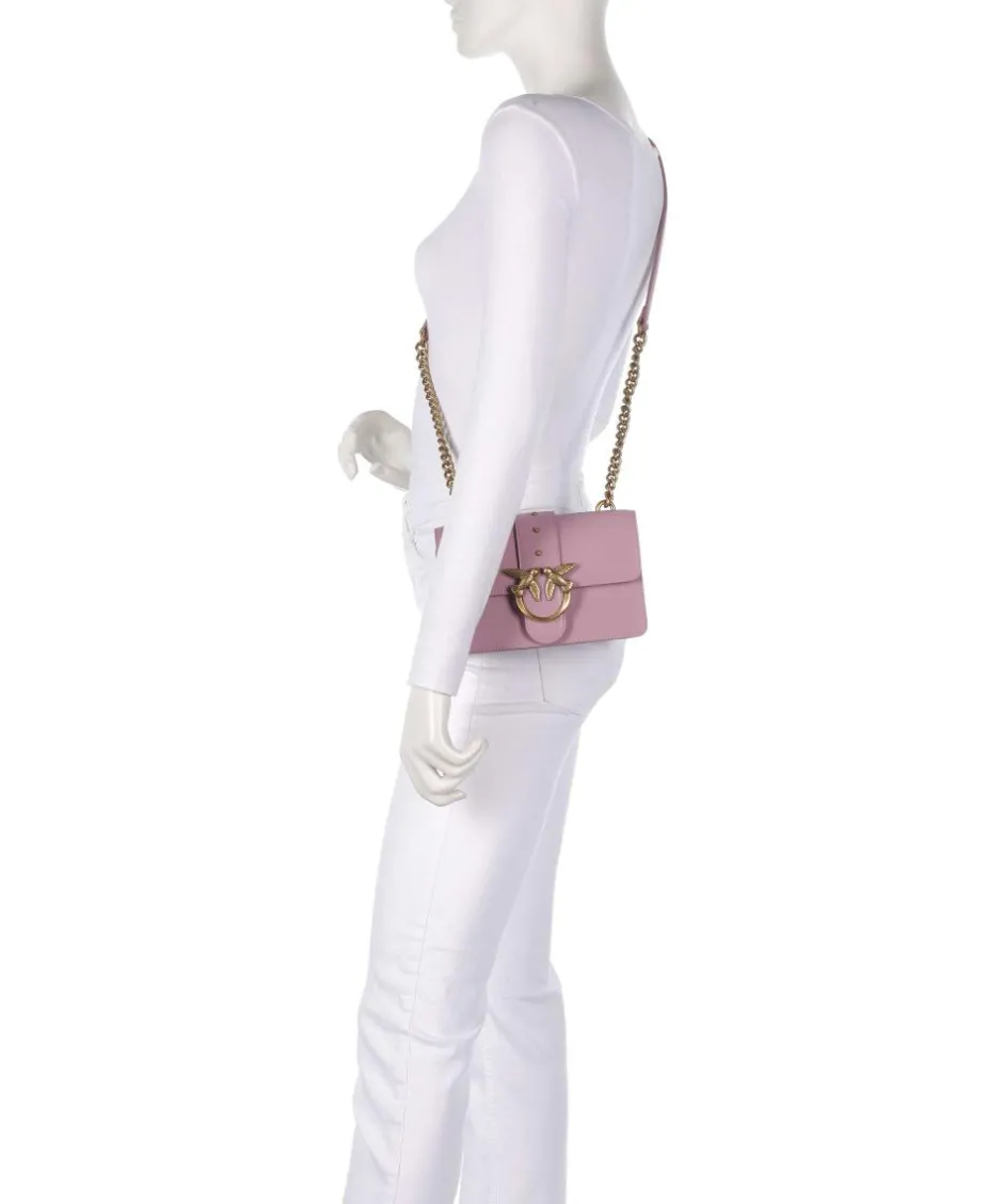 Pinko Clutch & Evening Bags|Crossbody Bags-Love One Mini Crossbody bag softly grained calfskin