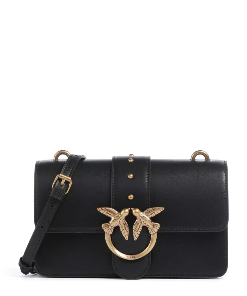 Pinko Clutch & Evening Bags|Crossbody Bags-Love One Mini Crossbody bag softly grained calfskin