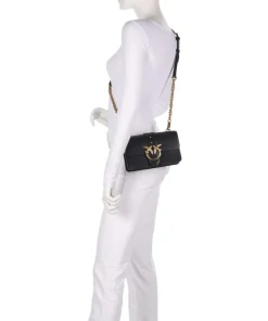 Pinko Clutch & Evening Bags|Crossbody Bags-Love One Mini Crossbody bag softly grained calfskin