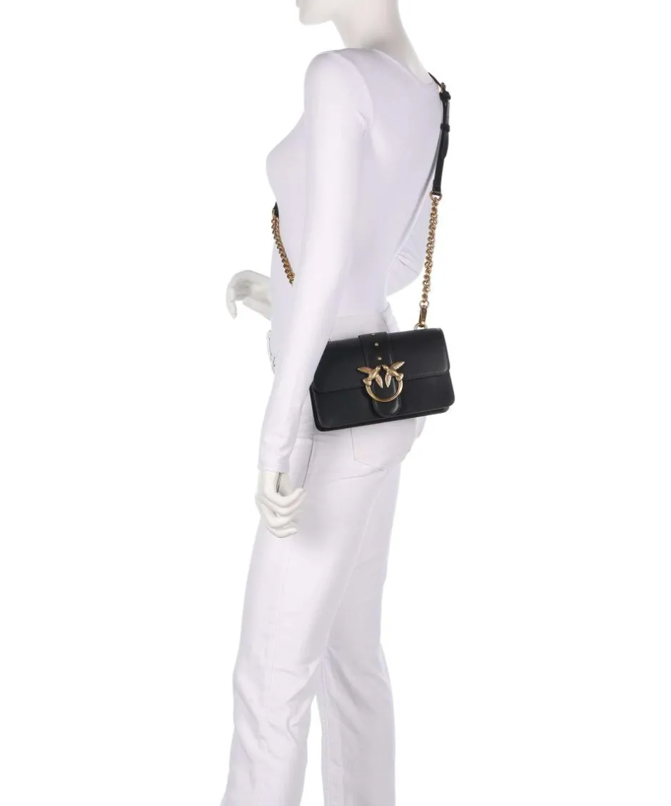 Pinko Clutch & Evening Bags|Crossbody Bags-Love One Mini Crossbody bag softly grained calfskin
