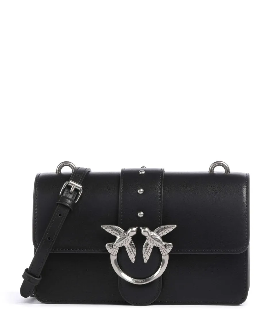 Pinko Clutch & Evening Bags|Crossbody Bags-Love One Mini Crossbody bag softly grained calfskin