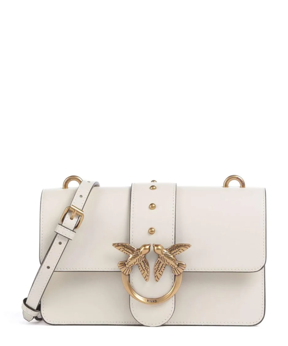 Pinko Clutch & Evening Bags|Crossbody Bags-Love One Mini Crossbody bag softly grained calfskin