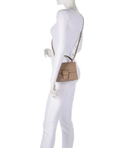 Pinko Handbags|Crossbody Bags-Love One Mini Crossbody bag fine grain cow leather