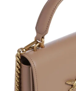 Pinko Handbags|Crossbody Bags-Love One Mini Crossbody bag fine grain cow leather