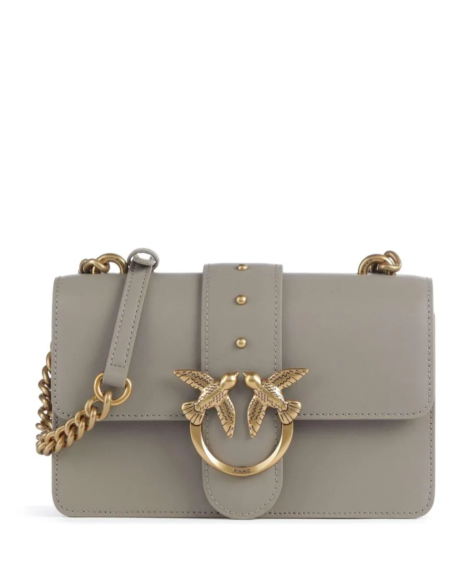 Pinko Clutch & Evening Bags|Crossbody Bags-Love One Mini Crossbody bag softly grained calfskin