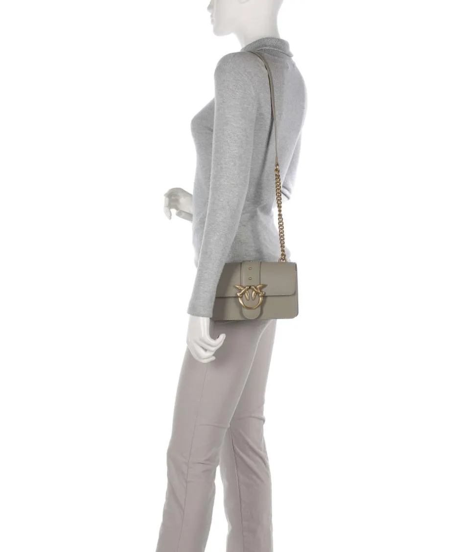 Pinko Clutch & Evening Bags|Crossbody Bags-Love One Mini Crossbody bag softly grained calfskin