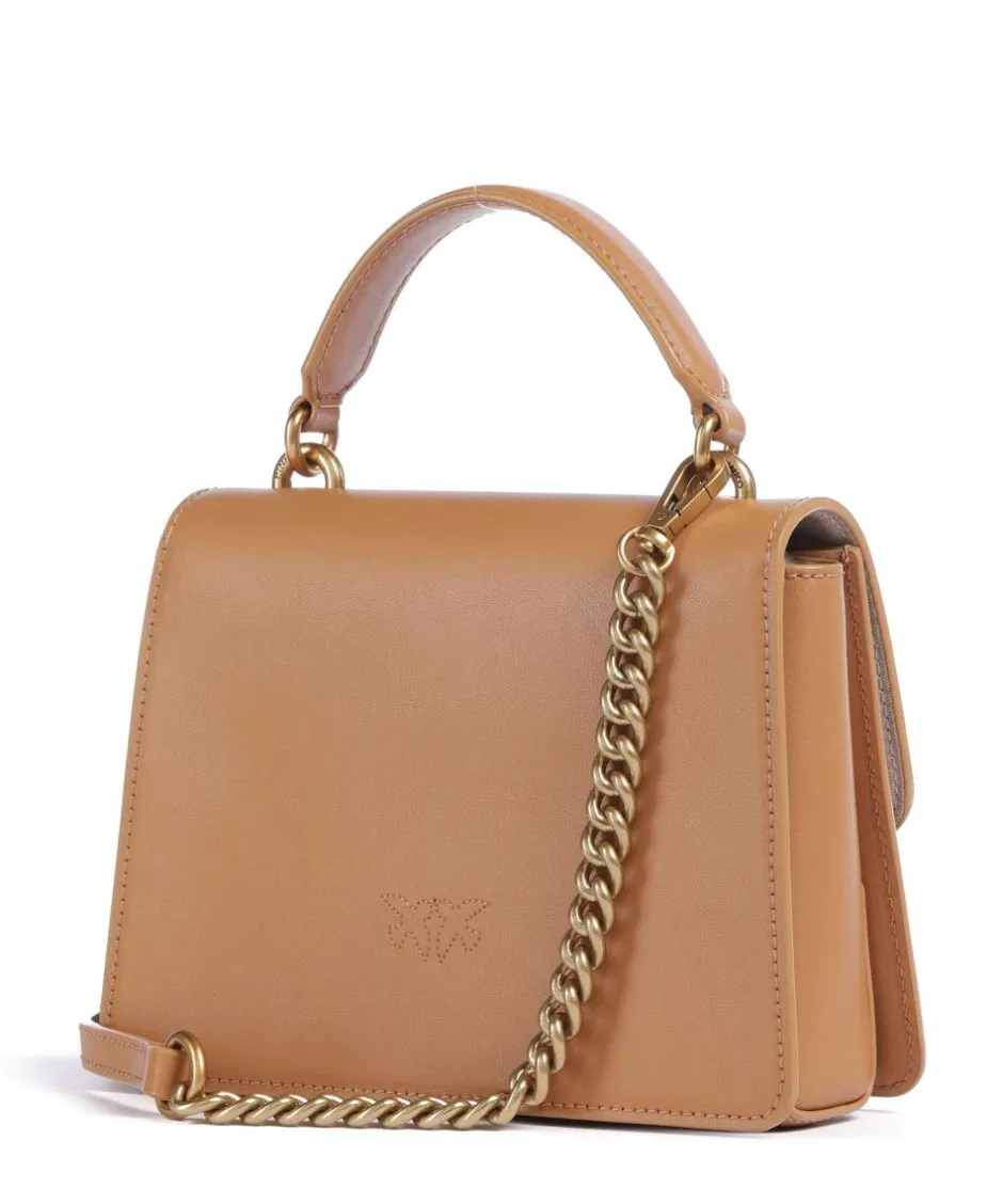 Pinko Handbags|Crossbody Bags-Love One Mini Crossbody bag fine grain cow leather
