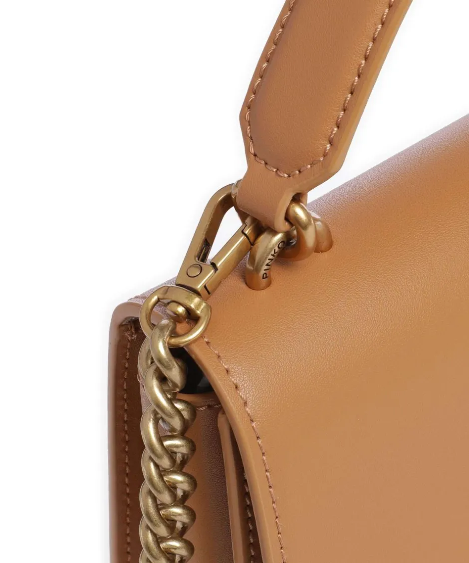 Pinko Handbags|Crossbody Bags-Love One Mini Crossbody bag fine grain cow leather