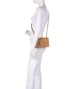 Pinko Clutch & Evening Bags|Crossbody Bags-Love One Mini Crossbody bag softly grained calfskin