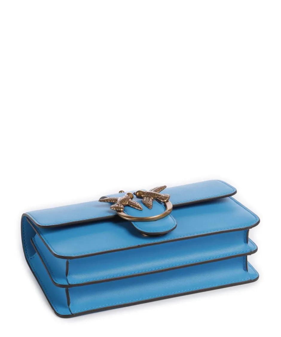 Pinko Crossbody Bags-Love One Mini Crossbody bag softly grained calfskin