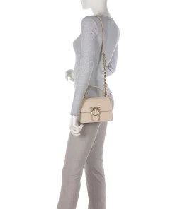 Pinko Handbags|Crossbody Bags-Love One Mini Crossbody bag fine grain cow leather
